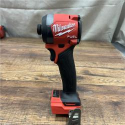 AS-IS MILWAUKEE M18 18-Volt Lithium-Ion Brushless Cordless FUEL Combo Kit (5-Tool) with 2-Batteries, 1-Charger, and Tool Bag