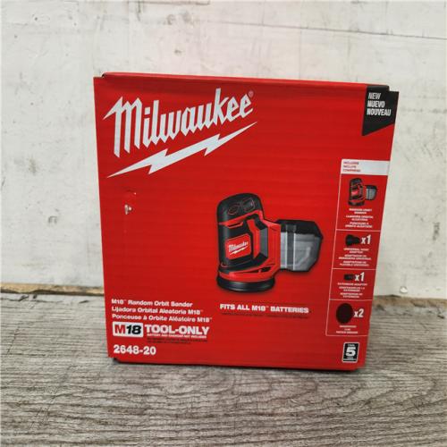 Phoenix Location NEW Milwaukee M18 18V Lithium-Ion Cordless 5 in. Random Orbit Sander (Tool-Only)