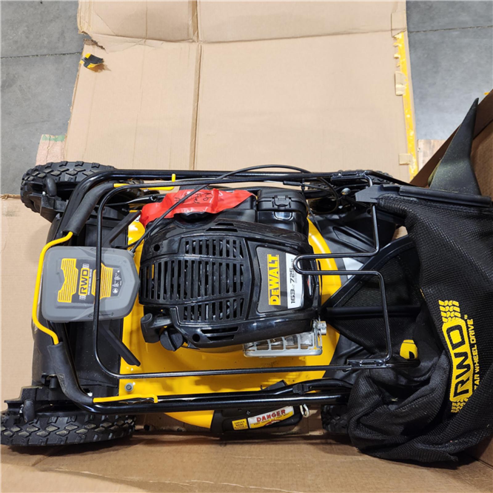 Dallas Location - As-Is DEWALT 21 in. 163cc Briggs and Stratton 725Exi Engine Rear Wheel Drive 3-in-1 Gas Self Propelled Walk Behind Lawn Mower