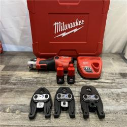 AS-IS Milwaukee 12-Volt Lithium-Ion FORCE LOGIC Copper Press Tool Kit