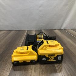 AS-IS DEWALT 20V MAX Lithium-Ion 6.0Ah and 4.0Ah Battery and Charger Starter Kit