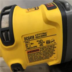 AS-IS DEWALT 60V MAX Cordless 4.5 in. to 6 in. Small Angle Grinder (Tool Only)