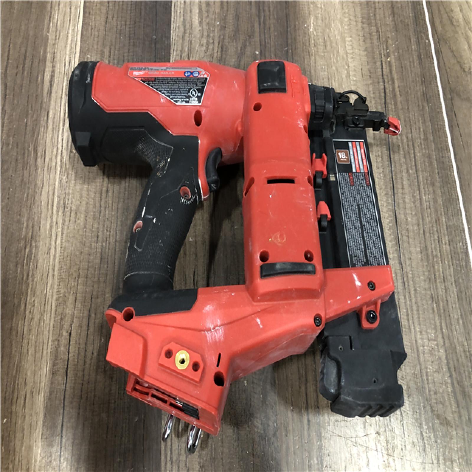 AS-IS Milwaukee FUEL 18-Volt Lithium-Ion Brushless Cordless Gen II 18-Gauge Brad Nailer (Tool-Only)
