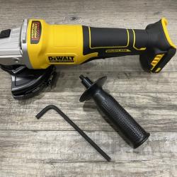 AS-IS DEWALT 20V MAX Cordless Brushless 4-1/2 in. Angle Grinder with Paddle Switch (Tool Only)