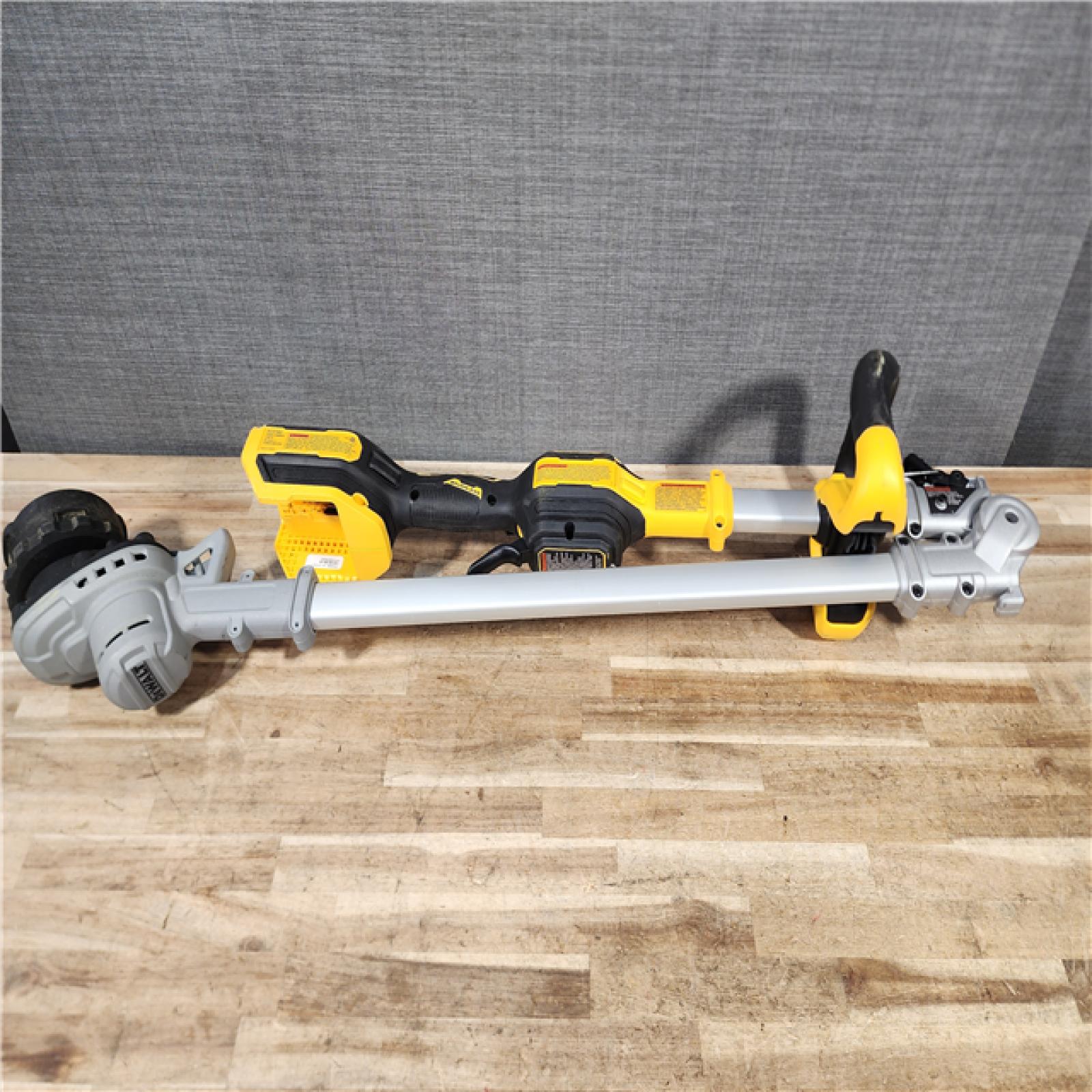 HOUSTON LOCATION - AS - IS DEWALT 20V MAX 14 in. Brushless Cordless Battery Powered Foldable String Trimmer (Tool Only)