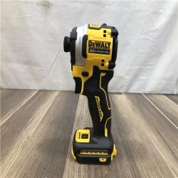 AS-IS DEWALT ATOMIC 20V MAX Cordless Brushless Compact 1/4 in. Impact Driver (Tool Only)