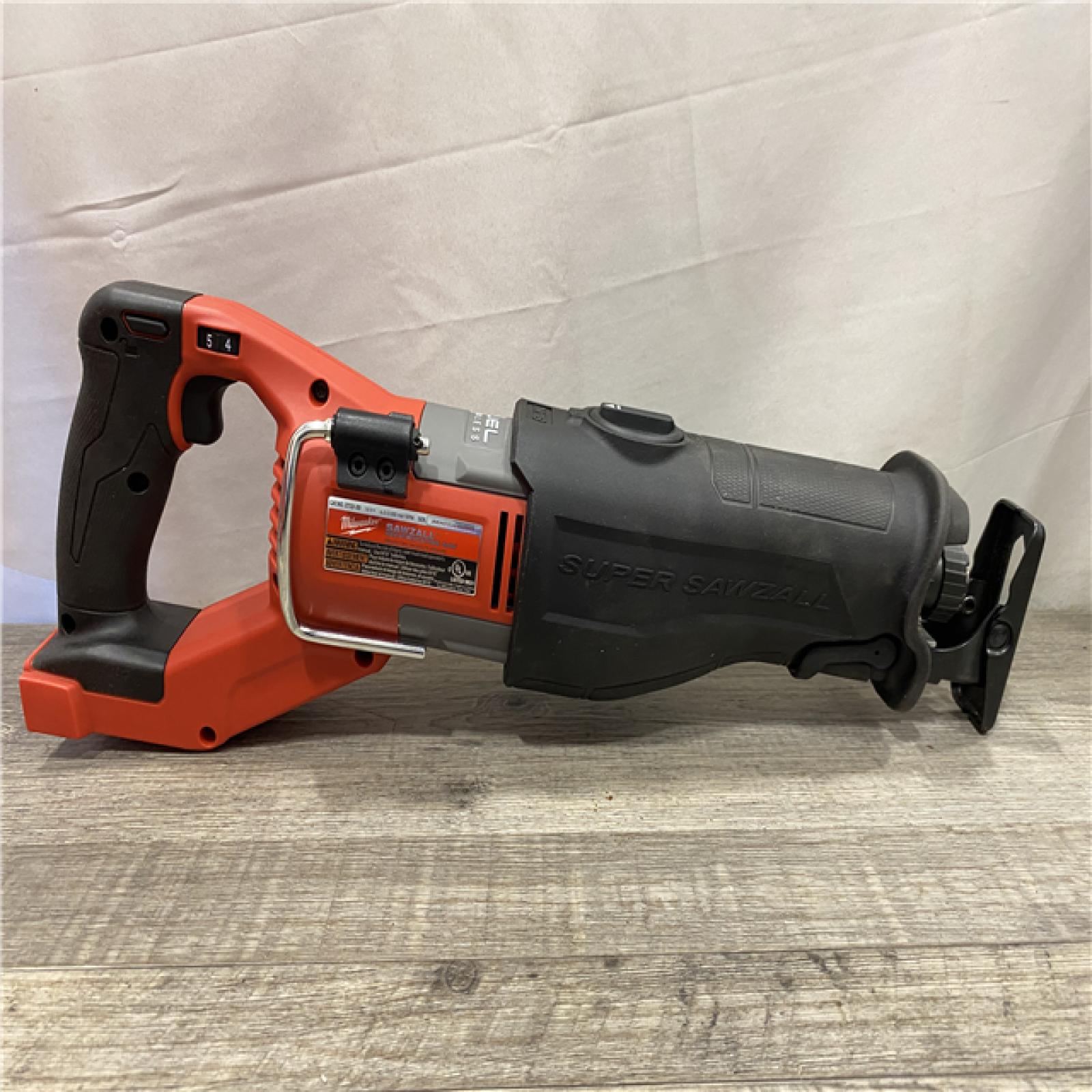 AS-IS Milwaukee FUEL 18V Lithium-Ion Brushless Cordless Super SAWZALL Orbital Reciprocating Saw (Tool-Only)