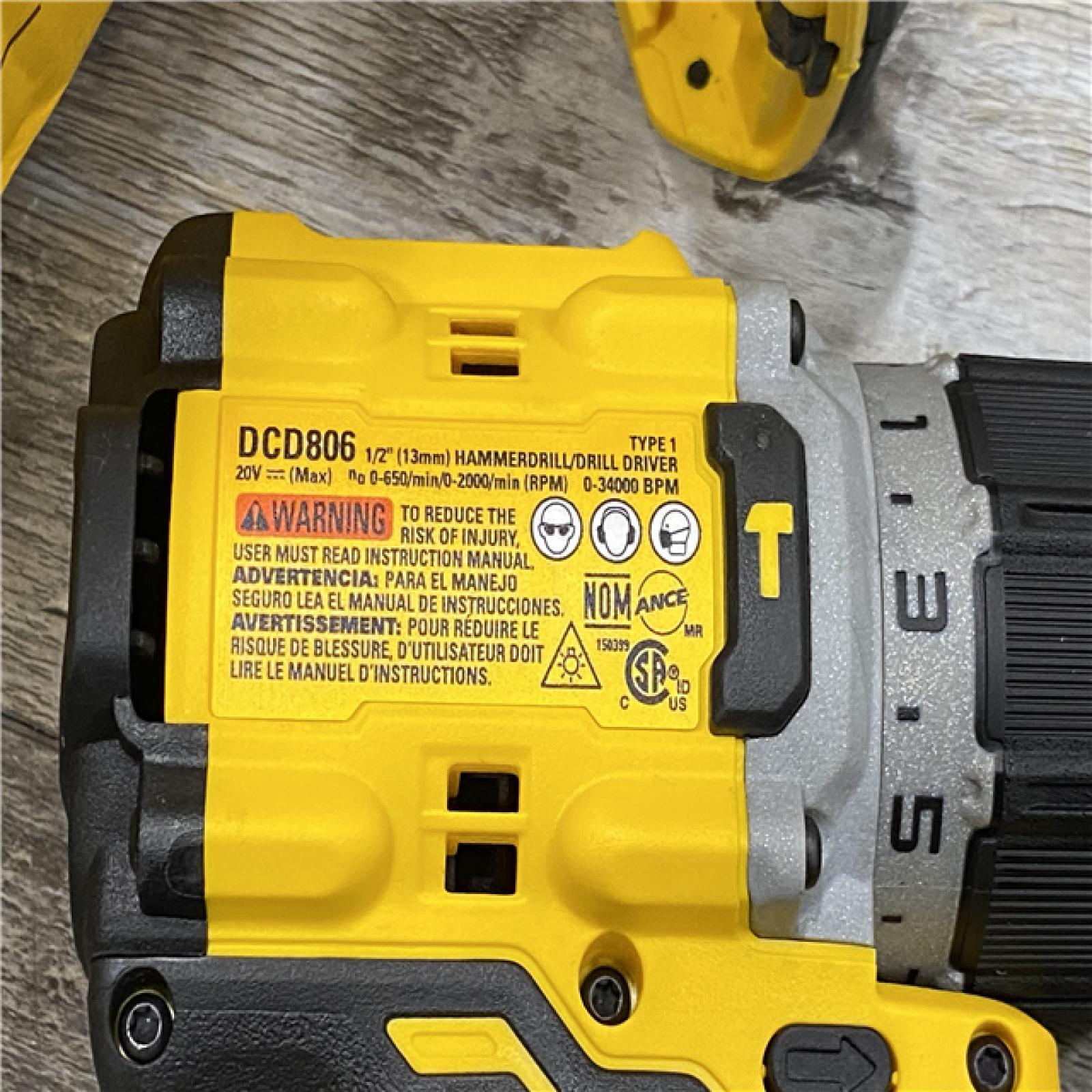 AS-IS DEWALT 20V MAX Lithium-Ion Cordless 3-Tool Combo Kit