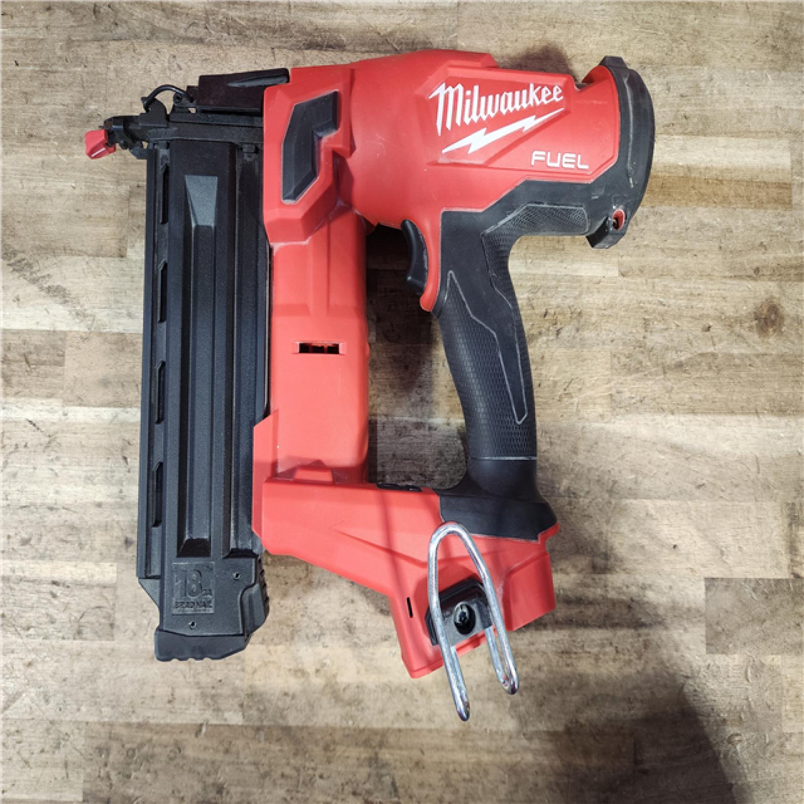 HOUSTON LOCATION - AS-IS Milwaukee FUEL 18-Volt Lithium-Ion Brushless Cordless Gen II 18-Gauge Brad Nailer (Tool-Only)