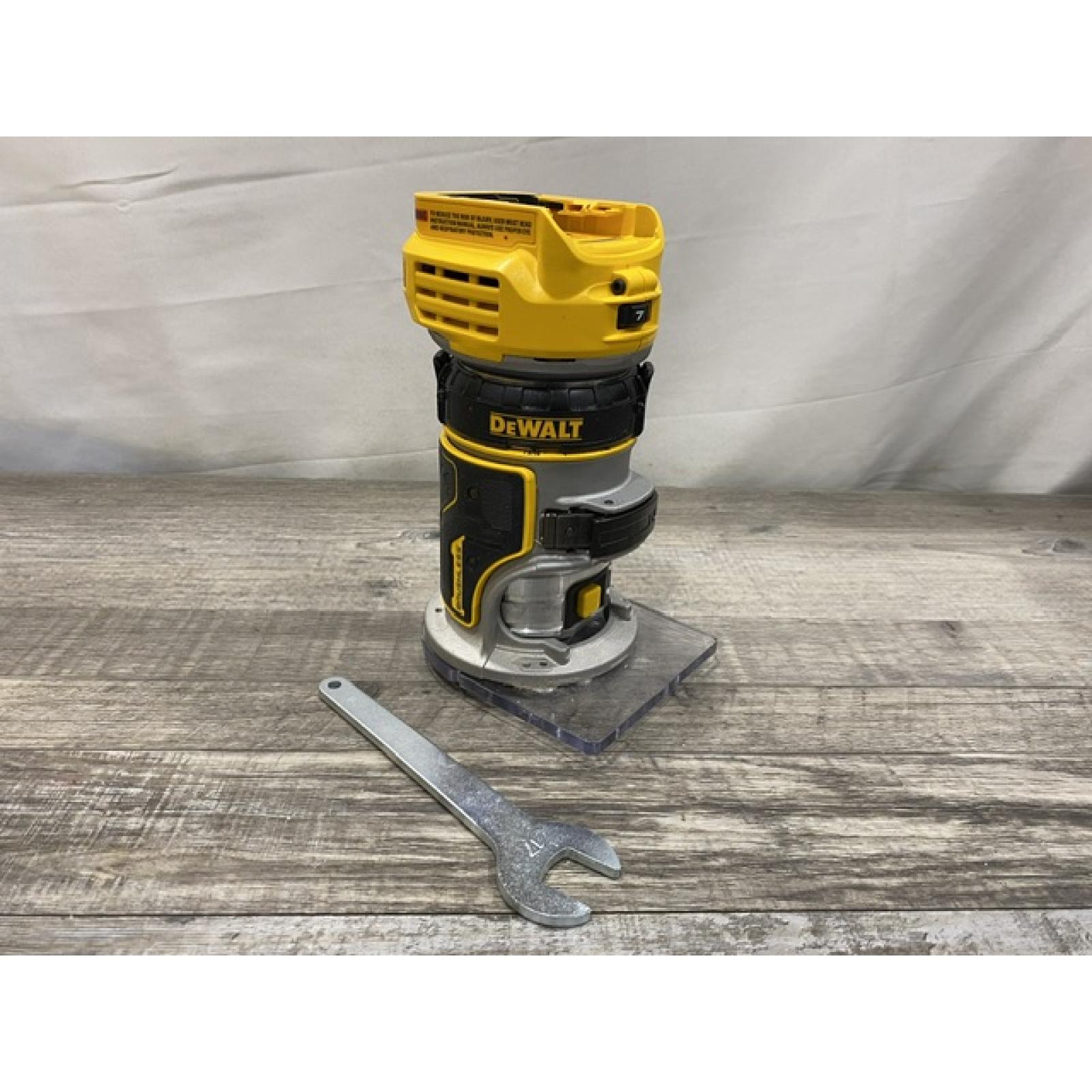 AS-IS DEWALT 20V MAX XR Cordless Brushless Fixed Base Compact Router (Tool Only)