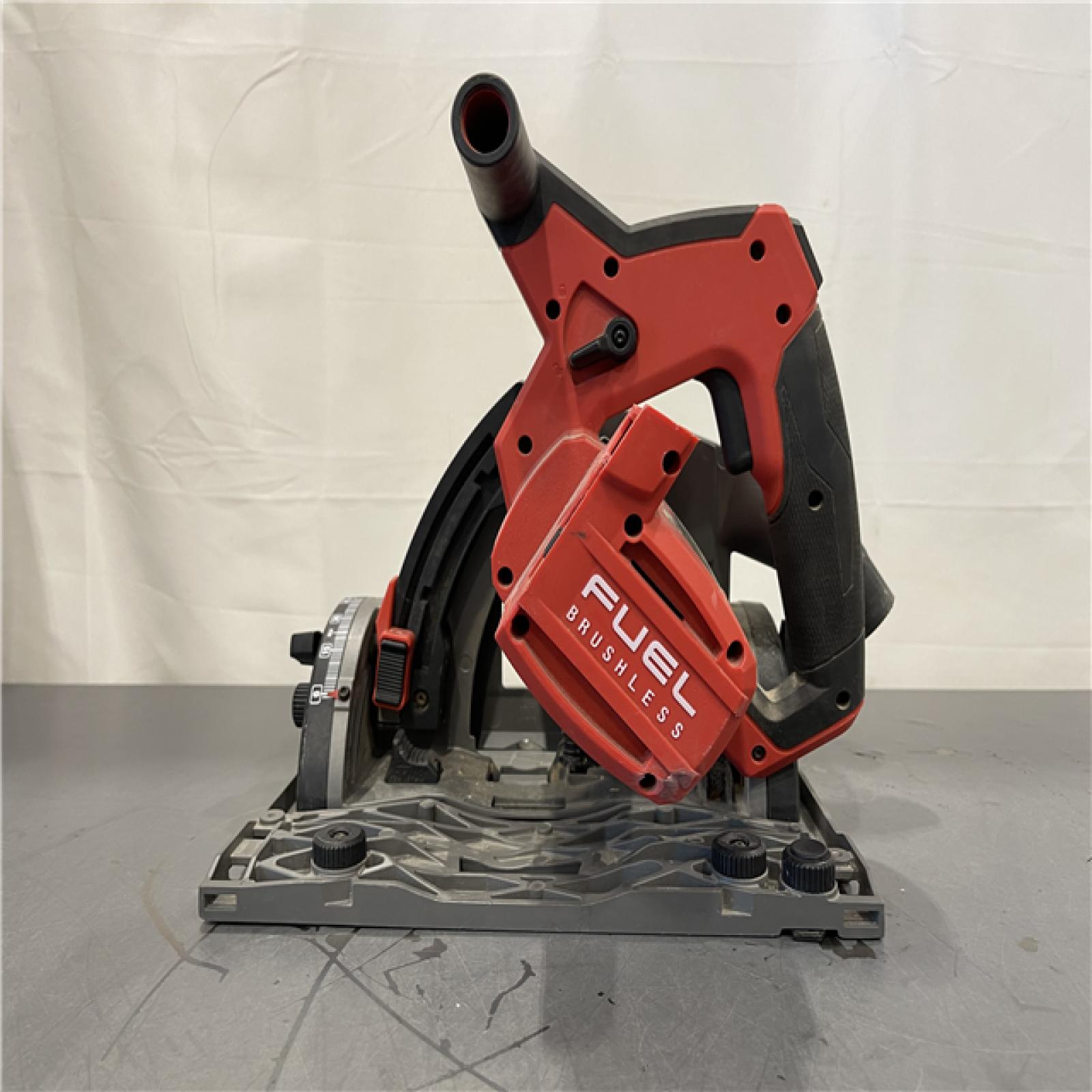 AS-IS - Milwaukee M18 FUEL 18V Lithium-Ion Cordless Brushless 6-1/2 in. Plunge Cut Track Saw