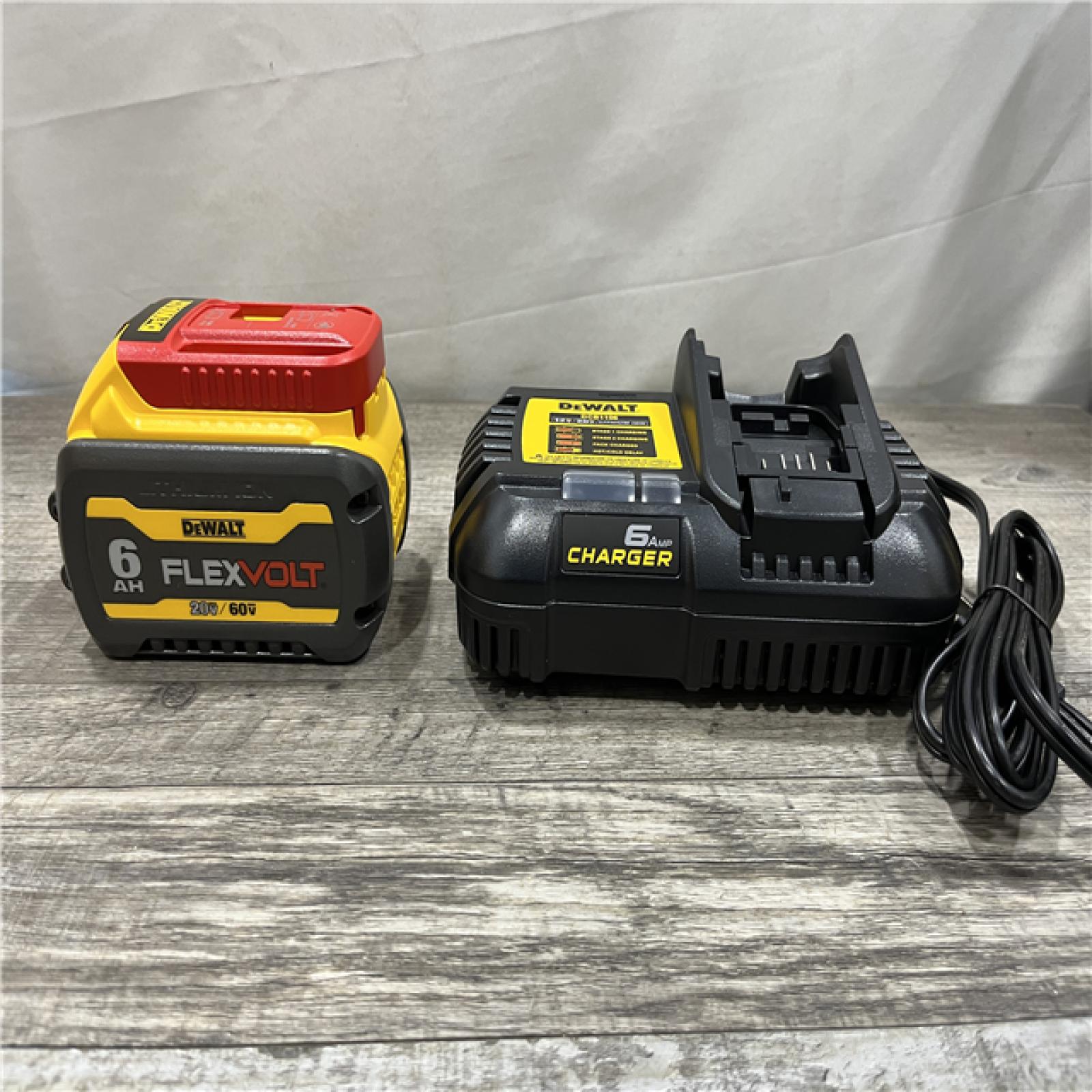 AS-IS DEWALT FLEXVOLT 20V/60V MAX Lithium-Ion 6.0Ah Battery Pack Kit