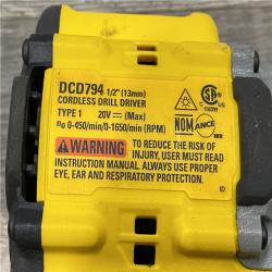 AS-IS DEWALT Atomic 20V Lithium-Ion Cordless Compact 1/2 in. Drill/Driver Kit