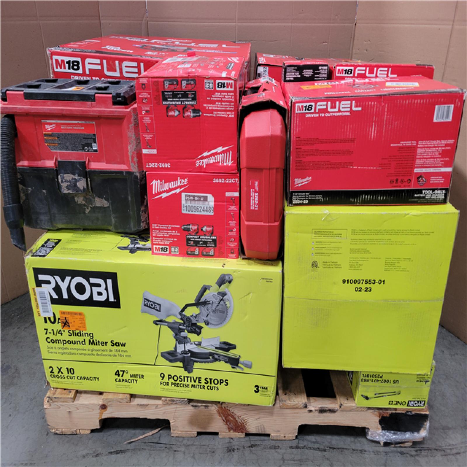 CALIFORNIA AS-IS TOOL PALLET