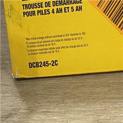NEW DEWALT 20V MAX Lithium-Ion Starter Kit with 4.0 Ah and 5.0 Ah Batteries and Charger