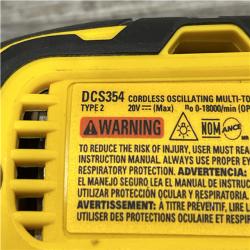 AS-IS DEWALT ATOMIC 20V MAX Cordless Brushless Oscillating Multi Tool Kit