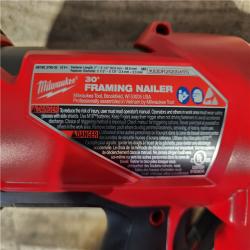 HOUSTON LOCATION - AS-IS (APPEARS LIKE NEW) Milwaukee FUEL 3-1/2 in. 18-Volt 30-Degree Lithium-Ion Brushless Cordless Framing Nailer (Tool-Only)
