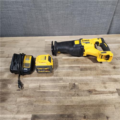 HOUSTON LOCATION - AS-IS FLEXVOLT 60V MAX Cordless Brushless Reciprocating Saw with (1) FLEXVOLT 6.0Ah Battery