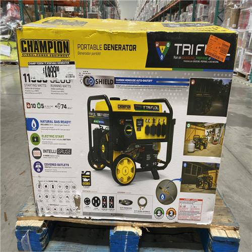 Dallas Location - As-Is Champion Power Equipment 11 500/9 200-WattGas Portable Generator