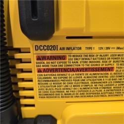 AS-IS DEWALT 20V MAX Inflator (Tool Only)