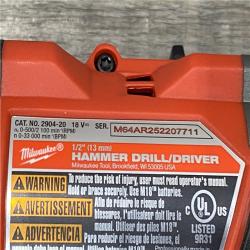 AS-IS Milwaukee FUEL 18V Lithium-Ion Brushless Cordless Hammer Drill and Impact Driver Combo Kit