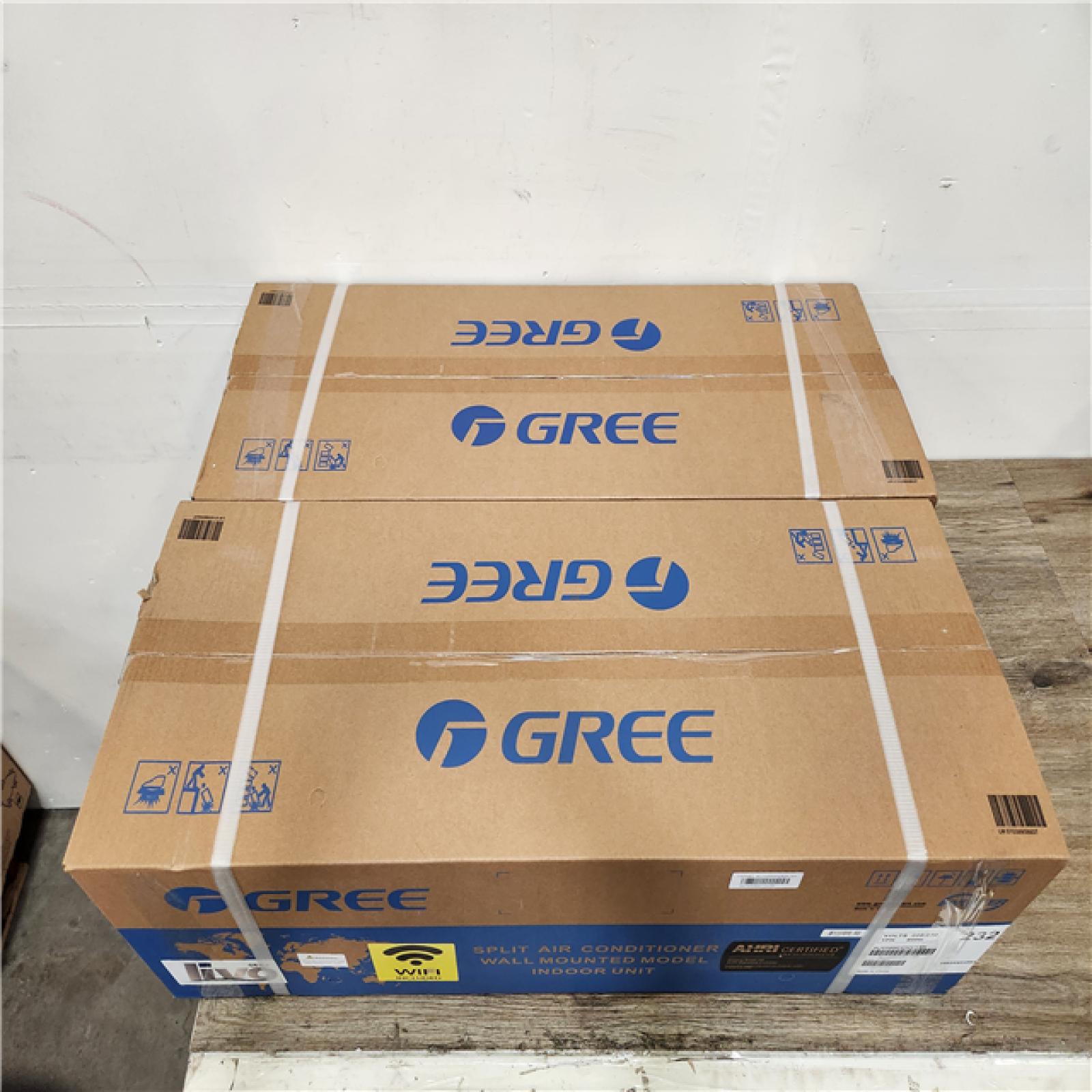 Phoenix Location NEWLY SEALED MULTI18HP230V1EO Gree 18,000 BTU 2-Zone Gen2 21 SEER Heat Pump