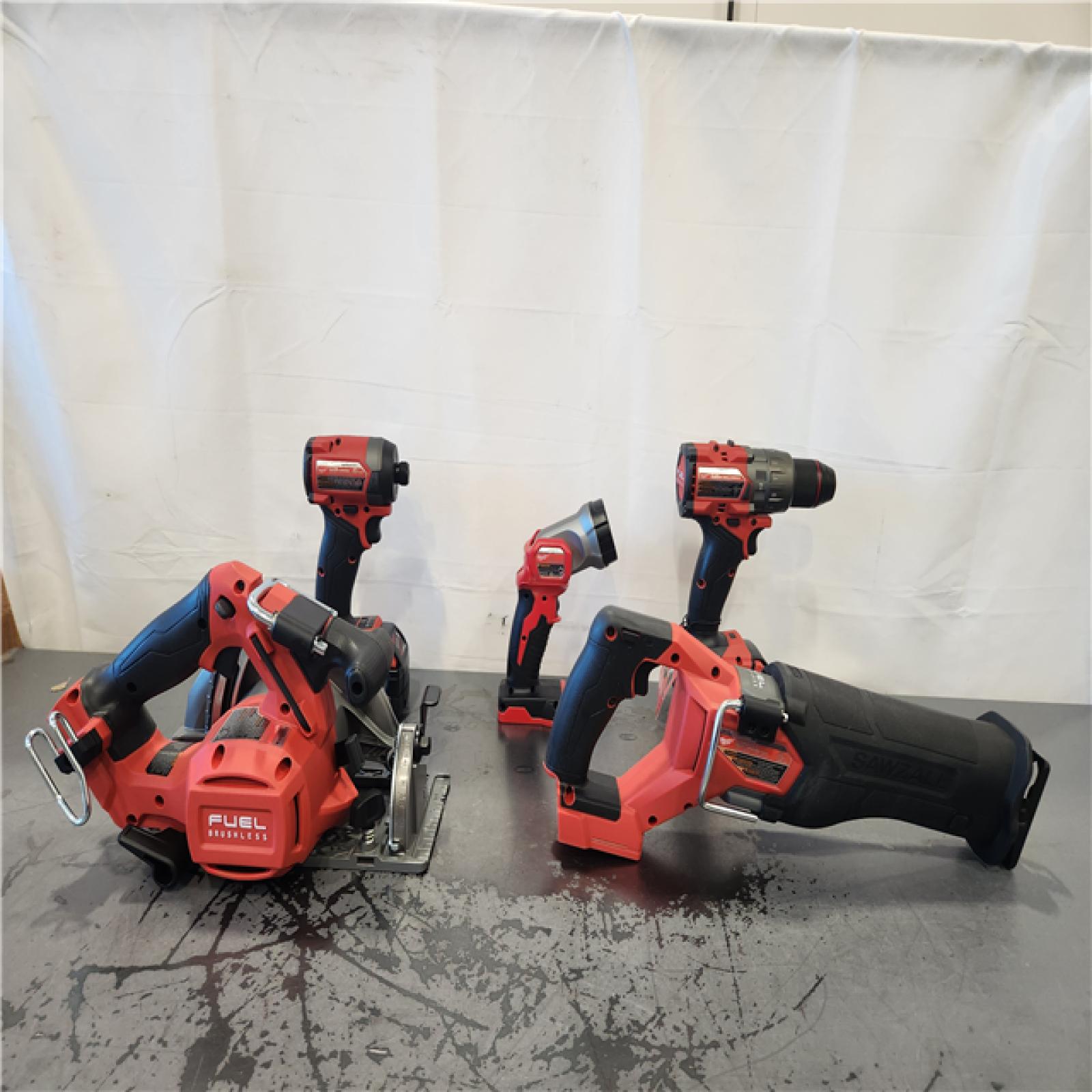 AS-IS- Milwaukee M18 Fuel 18 V 5 Amps Cordless Brushless 5 Tool