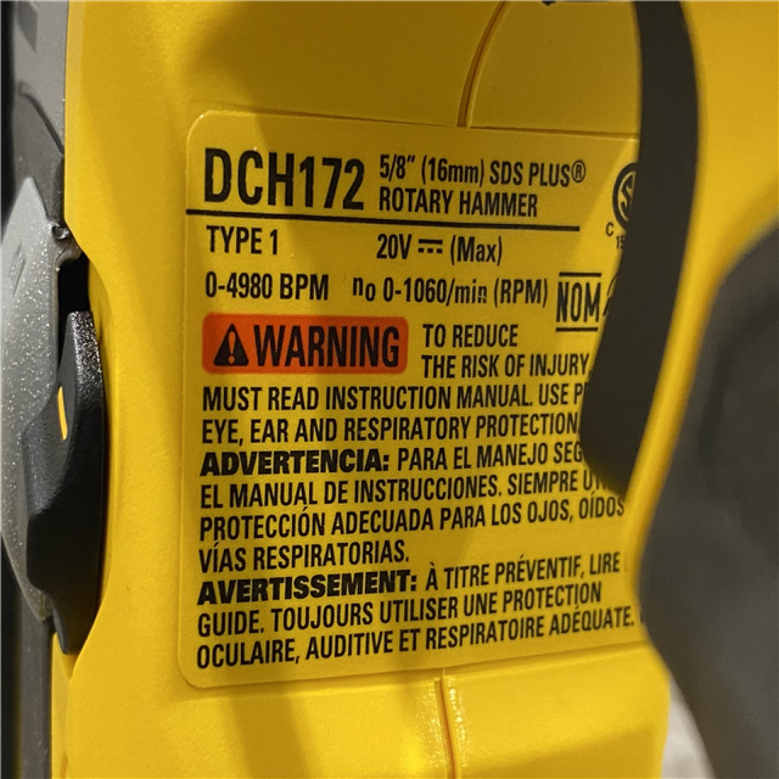 AS-IS DEWALT ATOMIC 20V MAX Cordless Brushless Ultra-Compact 5/8 in. SDS Plus Hammer Drill (Tool Only)