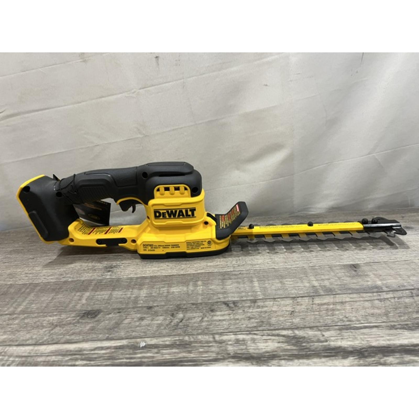 AS-IS DEWALT 20V 8 in. Compact Cordless Hedge Trimmer (Tool-Only)