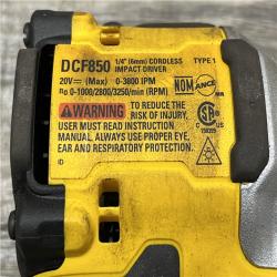 AS-IS DEWALT ATOMIC 20V MAX Cordless Brushless Compact 1/4 in. Impact Driver (Tool Only)