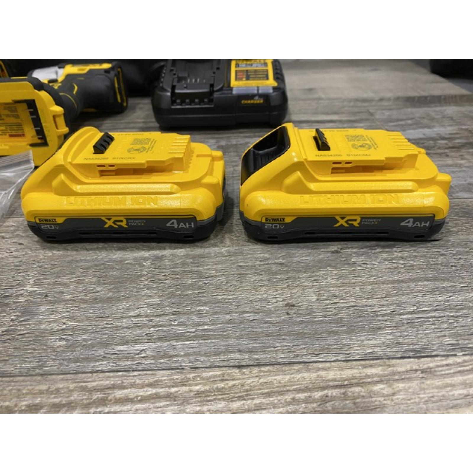 AS-IS DEWALT 20V MAX Lithium-Ion Cordless 2-Tool Combo Kit
