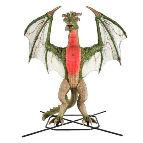 Phoenix NEW Home Accents Holiday 8 ft. Wide Gruesome Grounds Giant-Sized Color Changing Animated LED Wyvern H9