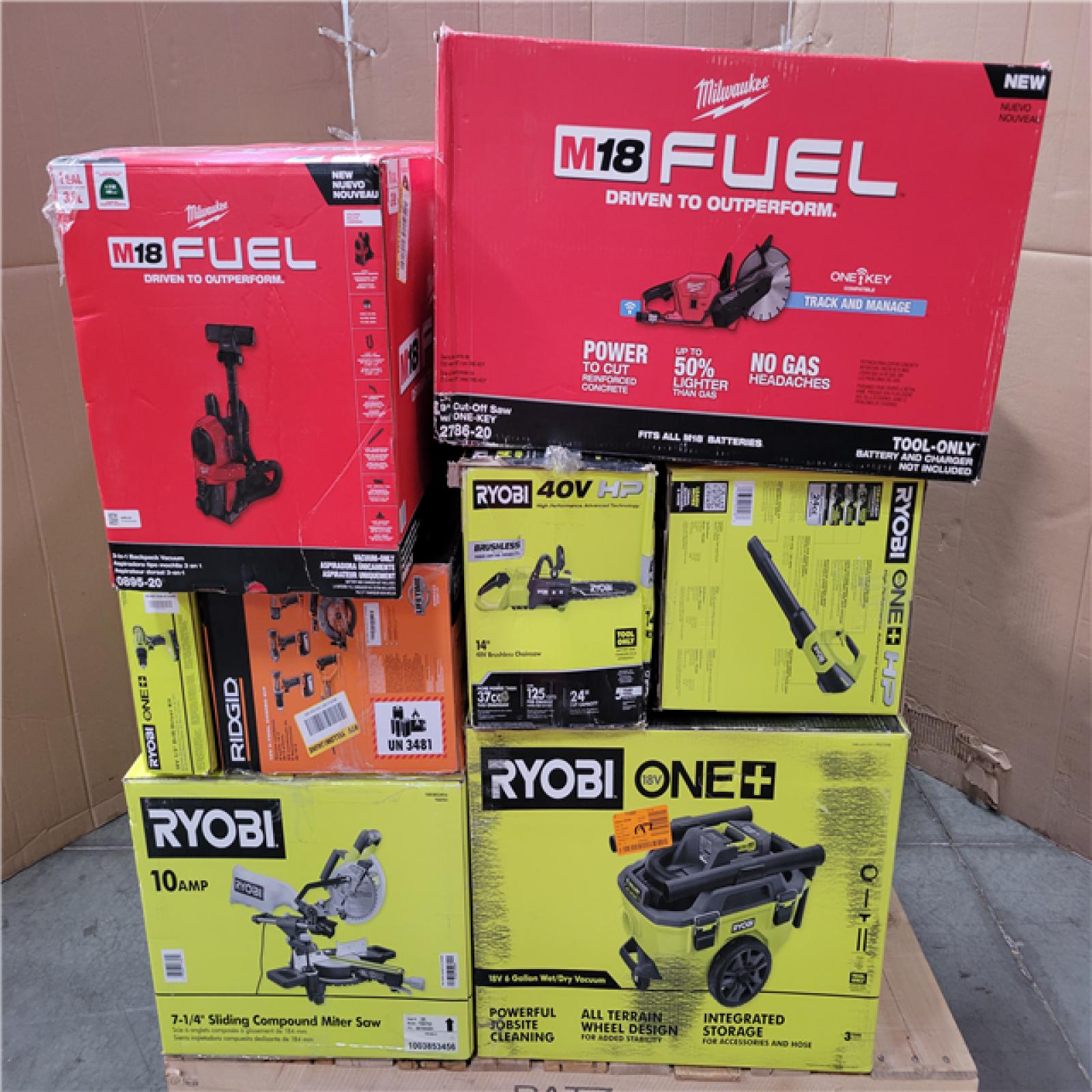 CALIFORNIA AS-IS TOOL PALLET