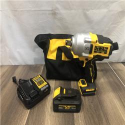 AS-IS DEWALT 20-Volt Lithium-Ion Brushless Cordless 3/4 High Torque Impact Wrench Kit