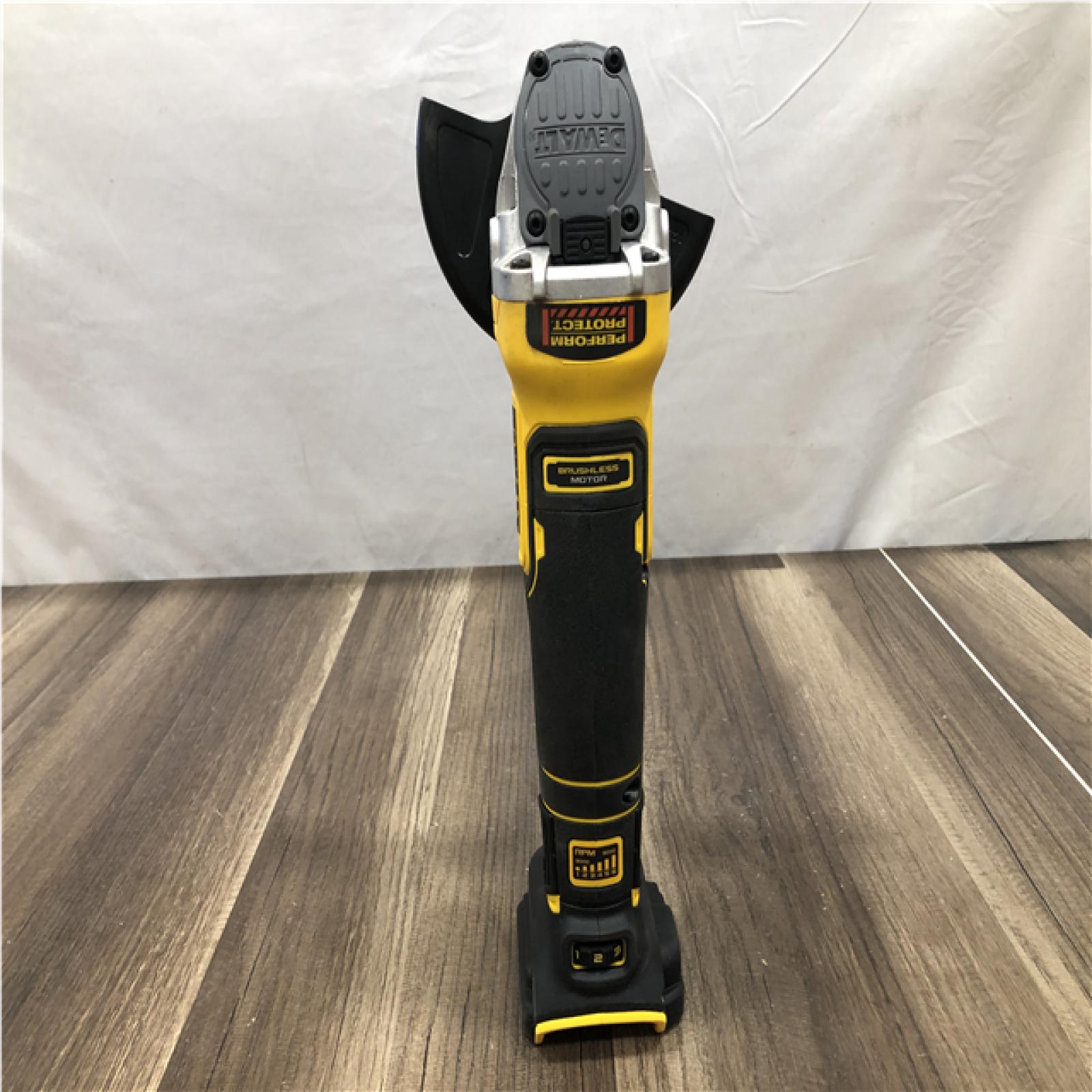 AS-IS DEWALT 20V XR Cordless 4-1/2. in. to 5 in. Variable Speed Angle Grinder (Tool Only)