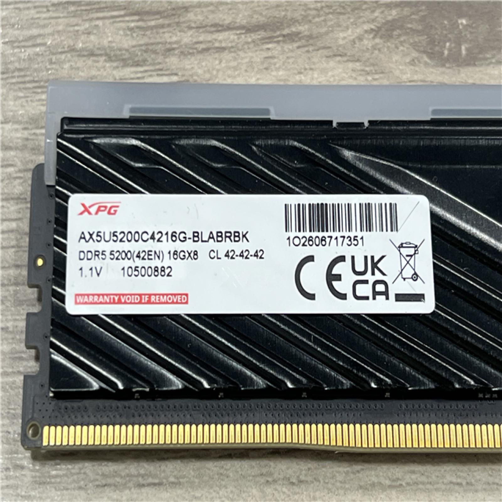 AS-IS XPG AX5U5200C4216G-BLABRBK 16GB RAM DDR5 5200MHz