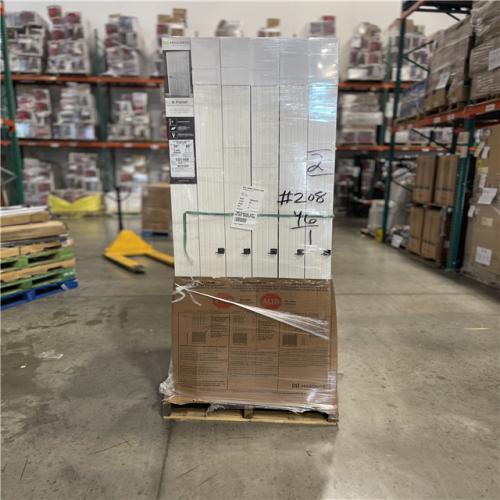 DALLAS LOCATION - Masonite 34 In. X 80 In. X 4-9/16 In. Primed 6-Panel Single Prehung Interior Door Left Hand Flat Jamb PALLET-(6 UNITS)