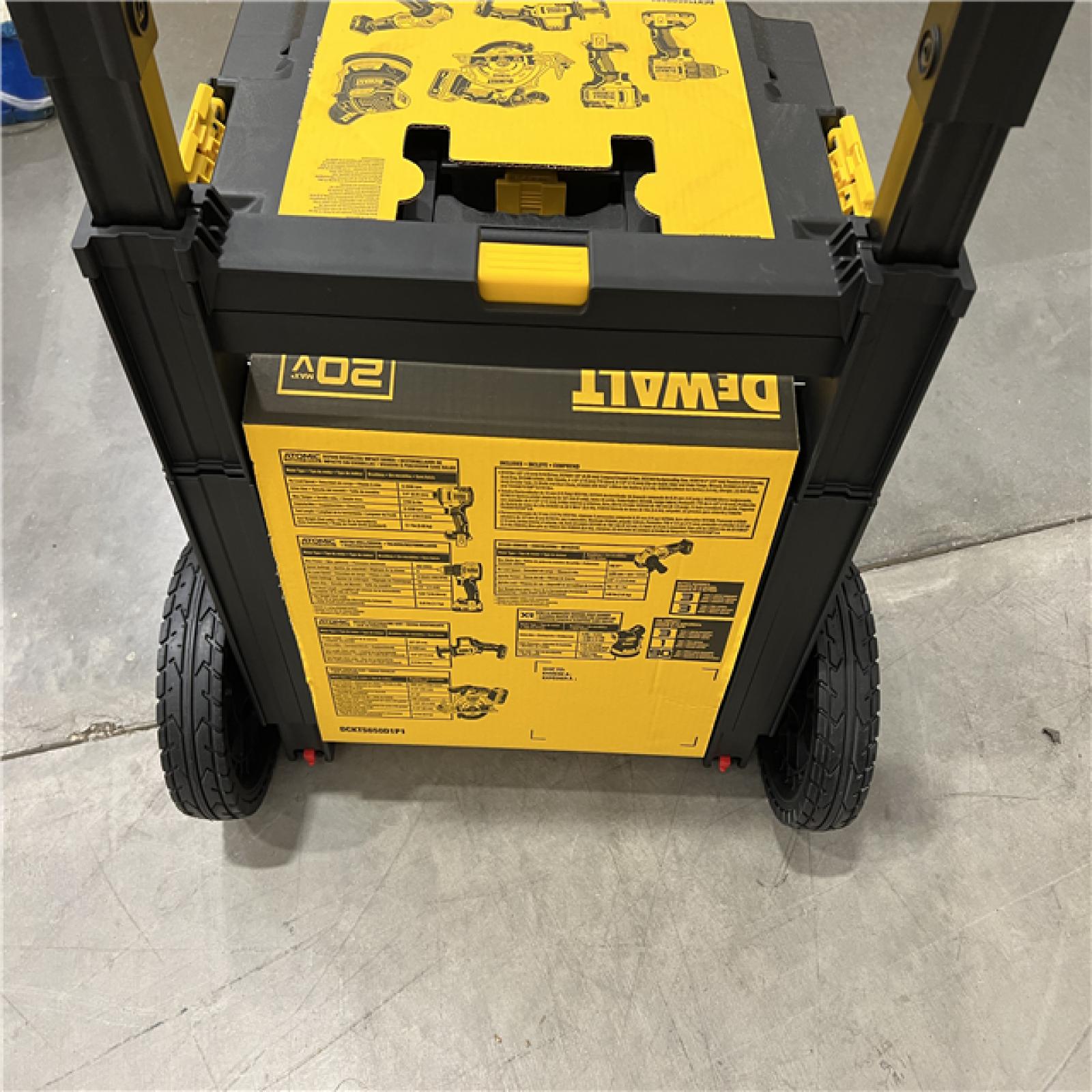 NEW DEWALT 20V Lithium-Ion Cordless 6-Tool Combo Kit with Rolling Toolbox