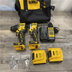 AS-IS DEWALT ATOMIC 20V MAX Lithium-Ion Cordless 2-Tool Combo Kit