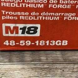 NEW - Milwaukee 18-Volt Lithium-Ion REDLITHIUM FORGE Starter Kit with 12. 0Ah Battery and Charger