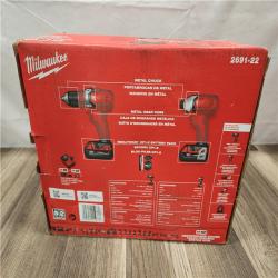 NEW- Milwaukee 18V Cordless Brushed 2-Tool Drill/Driver and Impact Driver Kit