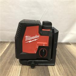 AS-IS Milwaukee Green 100 ft. Cross Line and Plumb Points Rechargeable Laser Level Kit