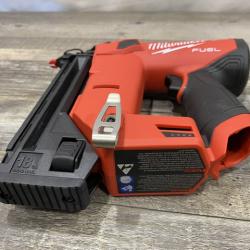 AS-IS Milwaukee FUEL 12-Volt Lithium-Ion Brushless Cordless 18-Gauge 1-1/2 in. Compact Brad Nailer (Tool Only)