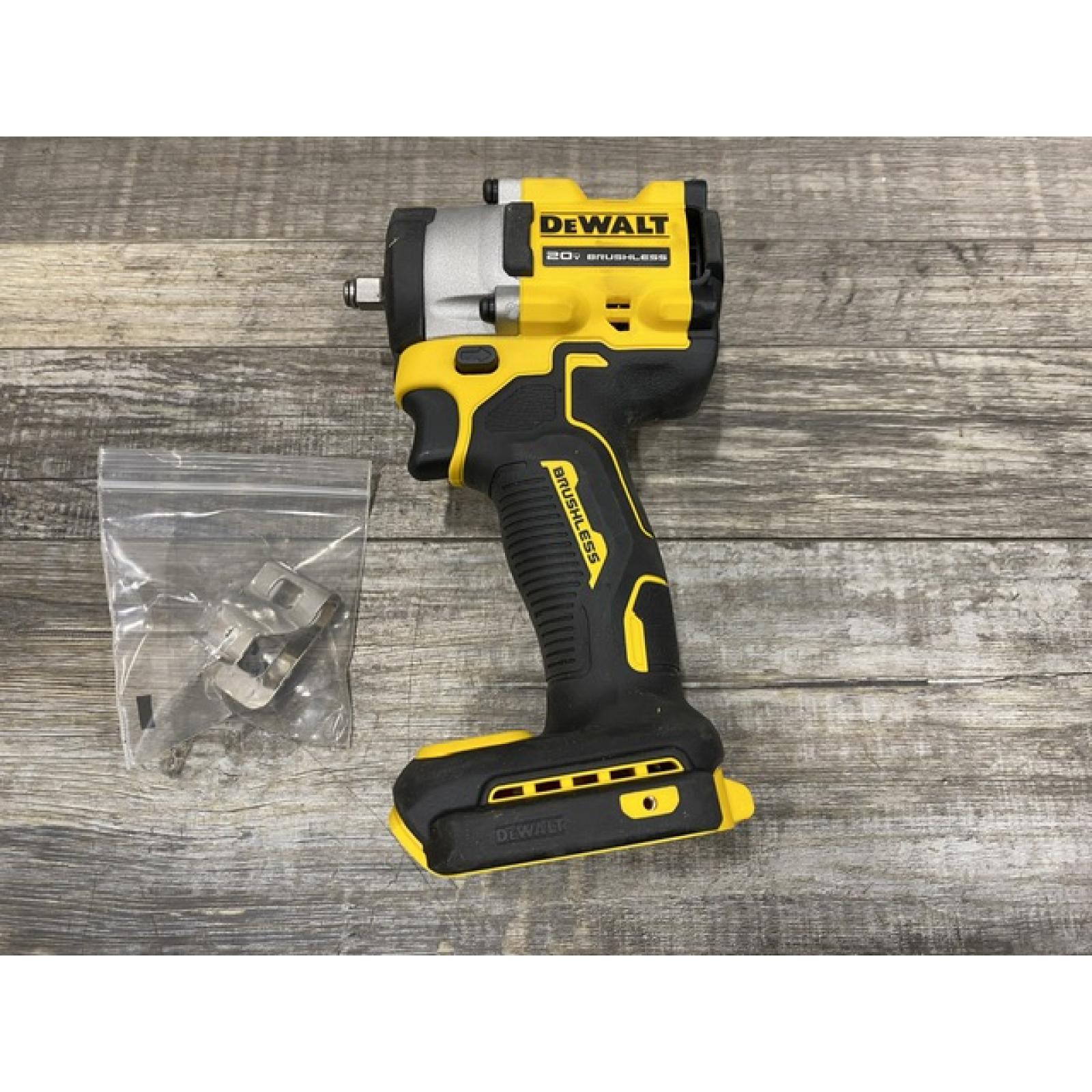 AS-IS DEWALT ATOMIC 20V MAX Cordless Brushless 3/8 in.Variable Speed Impact Wrench (Tool Only)