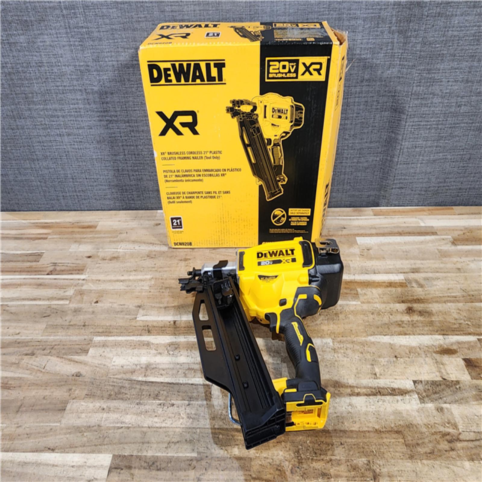 HOUSTON LOCATION - AS - IS DEWALT 20-Volt 21° Cordless Framing Nailer (Tool-Only)