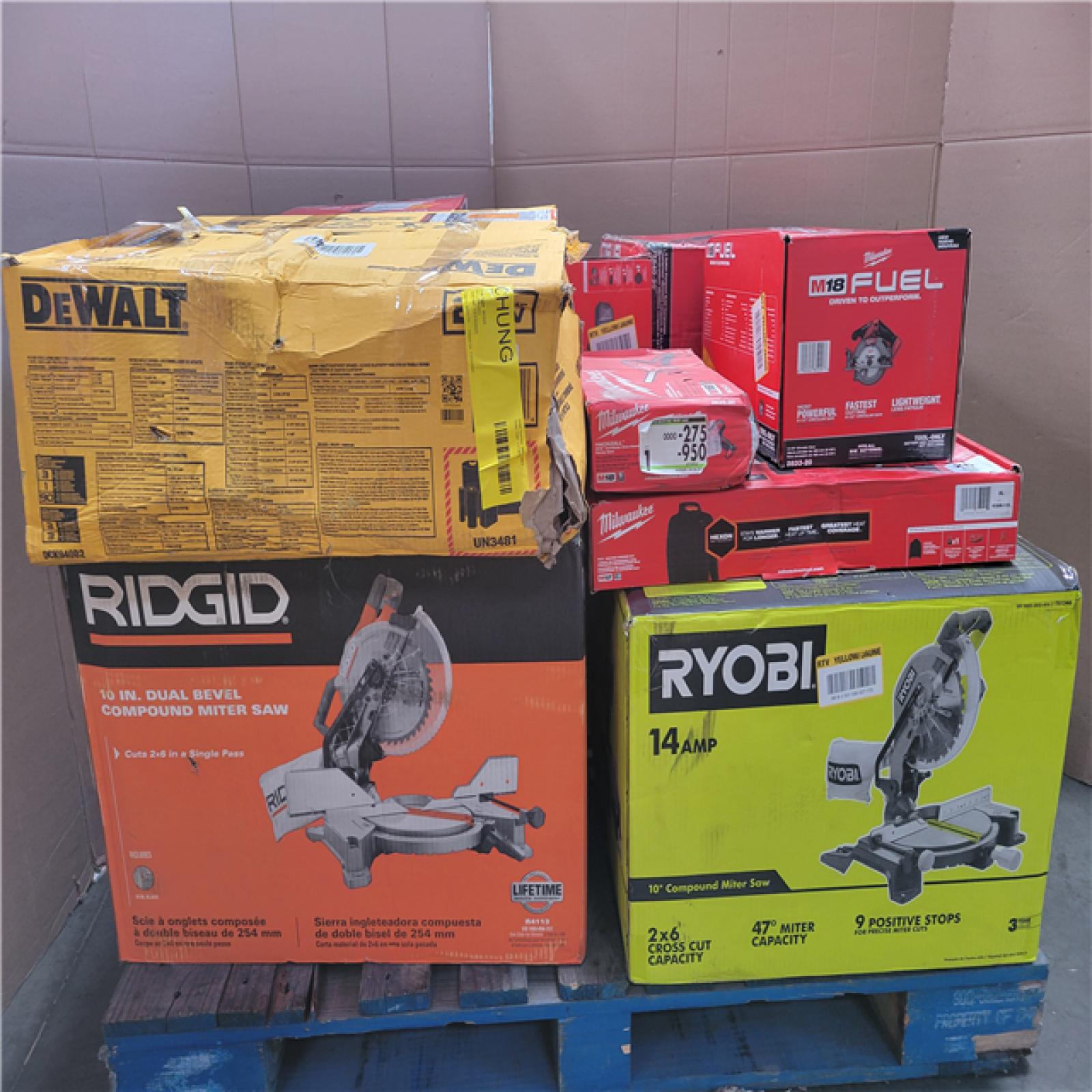 CALIFORNIA AS-IS TOOL PALLET