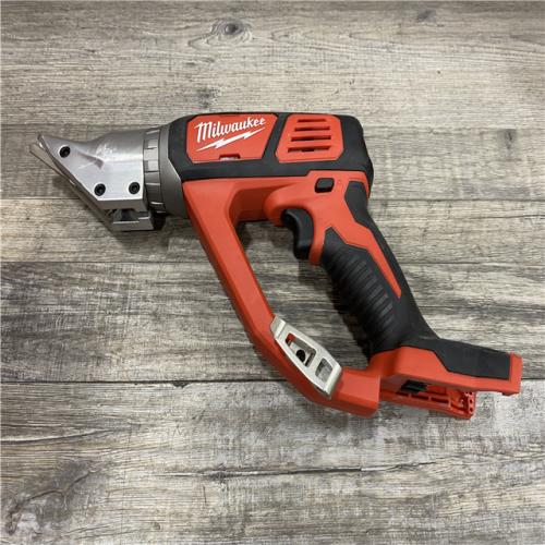 AS-IS Milwaukee 18-Volt Lithium-Ion Cordless 18-Gauge Double Cut Metal Shear (Tool-Only)