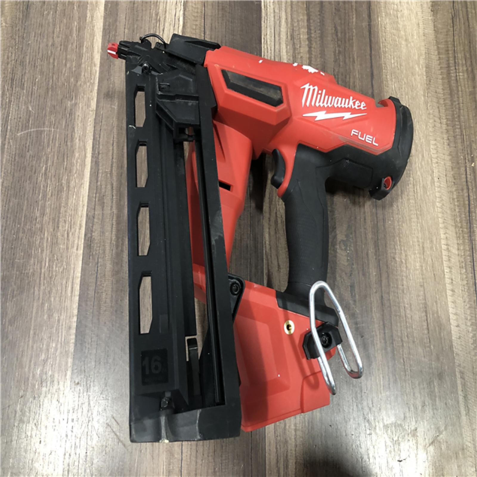 AS-IS Milwaukee FUEL 18-Volt Lithium-Ion Brushless Cordless Gen II 16-Gauge Angled Finish Nailer (Tool-Only)