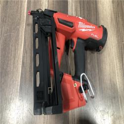 AS-IS Milwaukee FUEL 18-Volt Lithium-Ion Brushless Cordless Gen II 16-Gauge Angled Finish Nailer (Tool-Only)