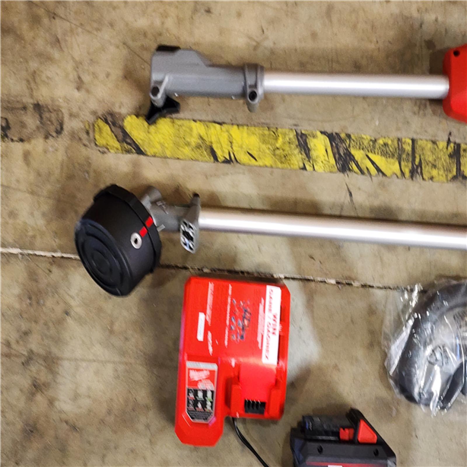 HOUSTON LOCATION - AS-IS (APPEARS LIKE NEW) M18 FUEL 18V 16 in. Brushless Cordless Battery Powered String Trimmer W/QUIK-LOK Attachment Capability & 8.0 Ah Battery